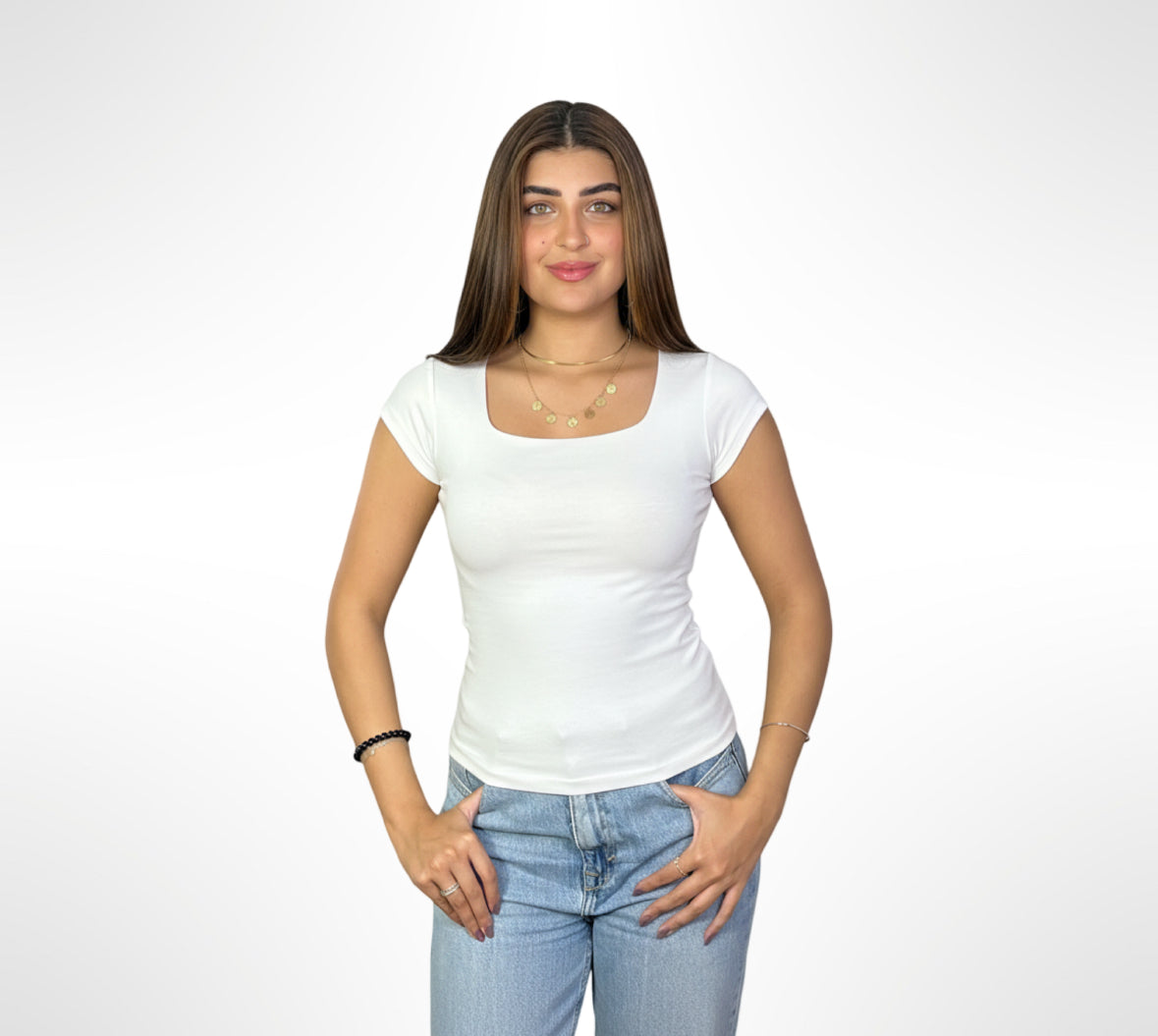 White-Everyday- Cotton top