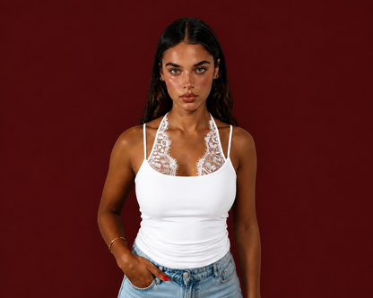 Lace muse top