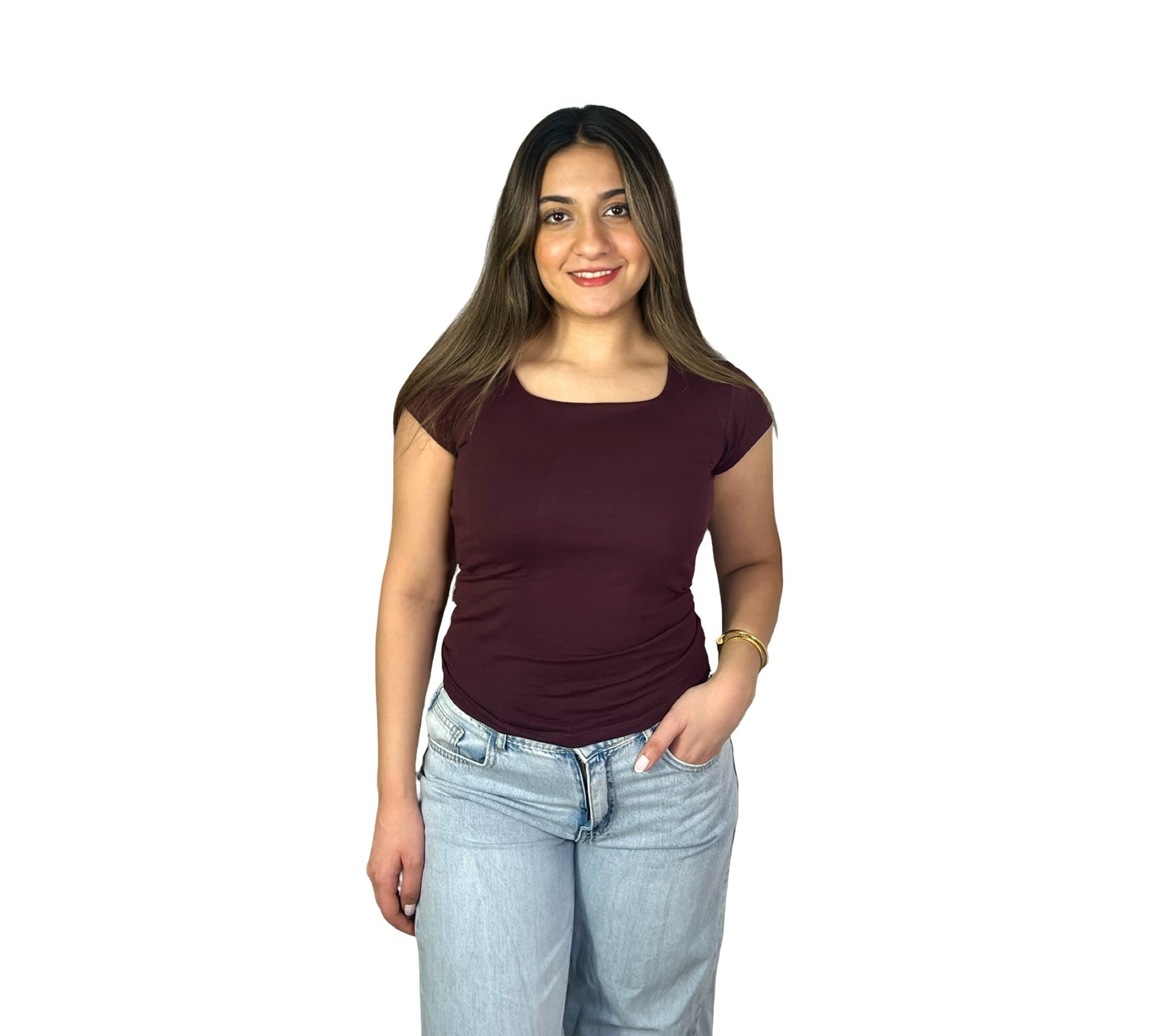 BURGUNDY_COTTOM _SQUARE_NECK TOP