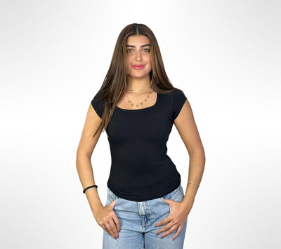 Black-Everyday- Cotton top