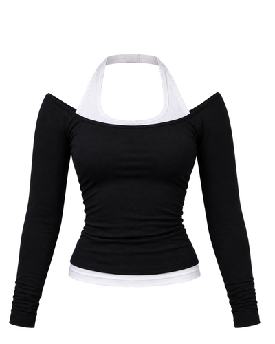 Off-Shoulder Layered Top